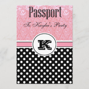 Convites do tema de Paris - com imagem