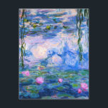 Convites dos lírios de água de Monet<br><div class="desc">Convites dos lírios de água de Monet. Pintura a óleo em canvas desde 1916. Monet pintou sua lagoa famosa do lírio de água obsessiva durante os anos finais de sua carreira, seleccionando a inspiração da luz do sol e seu efeito de deslocamento na água e as flores e a folha...</div>