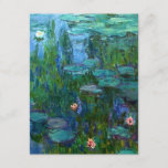 Convites dos lírios de água de Monet Nympheas<br><div class="desc">Convites dos lírios de água de Monet Nympheas. Pintura a óleo nas canvas 1915. Por os últimos trinta anos de sua vida, Monet pintou sua lagoa do lírio em Giverny. Nympheas representa um de seus melhor e trabalhos mais amados com seus ricos e uso variado dos verdes. Um grande presente...</div>