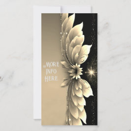 Convites Dourados Elegantes