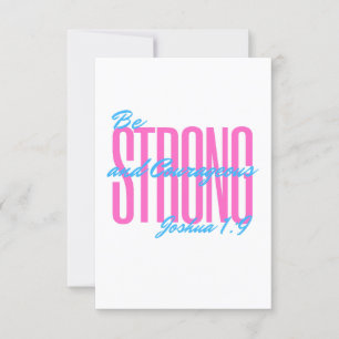 Convites e Anúncios Josué 1:9