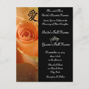 Convites e Favoritos para Casamento de rosa