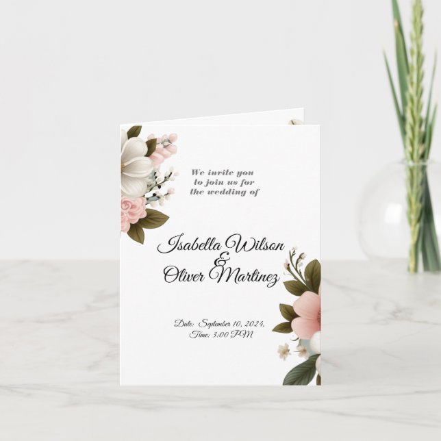 convites e papéis de carta (Frente)