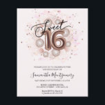 Convites econômicos de balões Sweet 16 em folha de<br><div class="desc">Deixe seus amigos saberem que devem marcar suas agendas para o seu dia especial com esses belos convites Sweet 16 em azul poeirado. Cada convite apresenta um design festivo com belos balões, perfeito para definir o clima para um dia de diversão e celebração. Quer você planeje hospedar uma grande gala...</div>