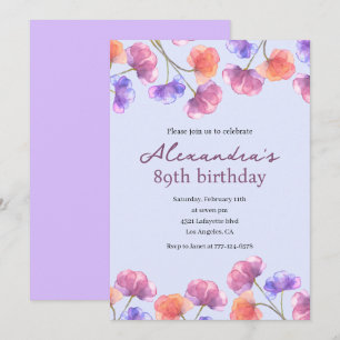 Convites Elegantes 89 Boho Floral Chic