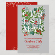 Convites elegantes de Natal