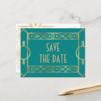 Convites Elegantes Great Gatsby Art Deco para Salv