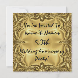 Convites Elegantes para Festa de 50 Anos de Aniver