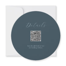 Convites Empilháveis com Código QR de Detalhes Cin