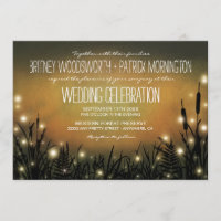 Convites Encantados para Casamento de Firefly Flor