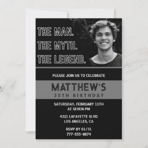 Convites Engraçados de Aniversário de 35 Anos O Ho