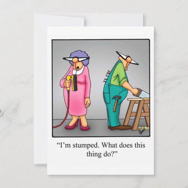 Convites engraçados para festa de aniversário de c (Frente)