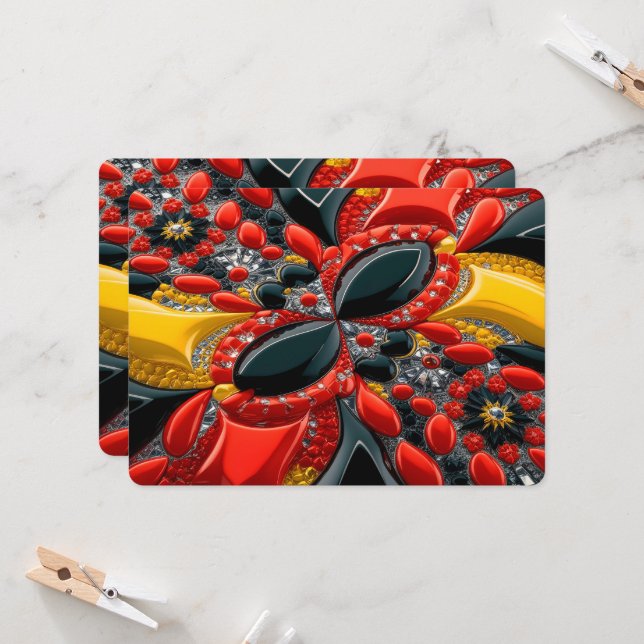 Convites especiais para a Alemanha Design (Frente/Verso In Situ)