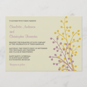 Convites feitos sob encomenda do casamento das