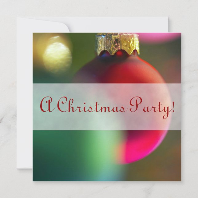 Convites festivos da decoração do Natal do feriado (Frente)