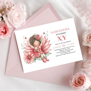 Convites Florais de Aniversário de 6 Anos da Menin