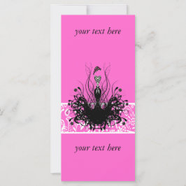 Convites, folhetos e adesivos à moda