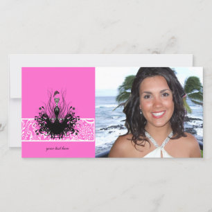 Convites, folhetos e adesivos à moda