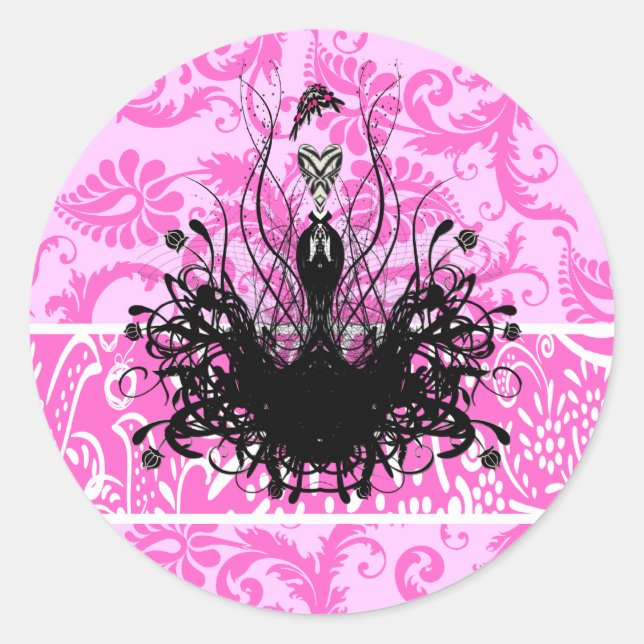 Convites, folhetos e adesivos à moda (Frente)