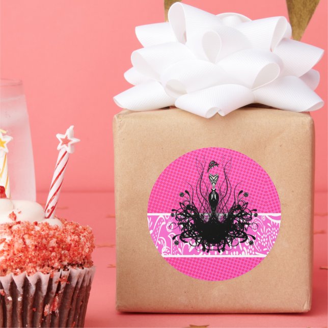 Convites, folhetos e adesivos à moda (Festa)