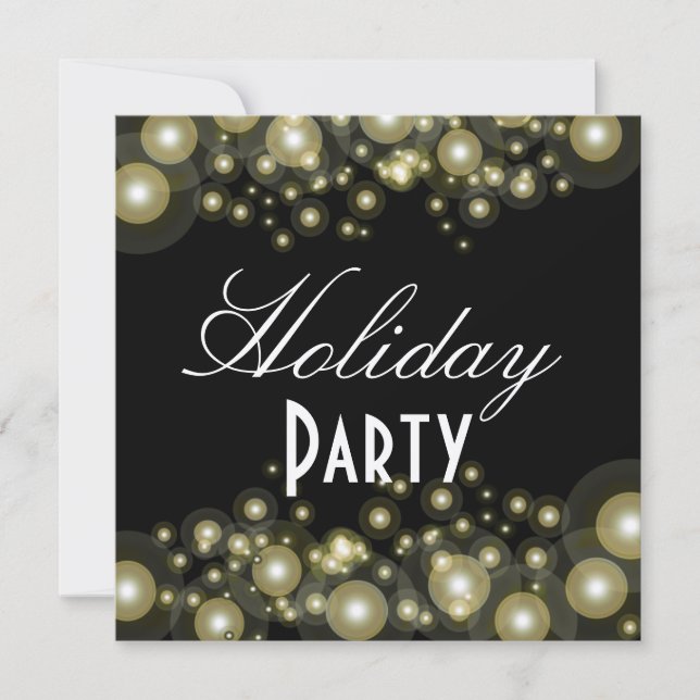 Convites formais, bolhas de champanhe (Frente)