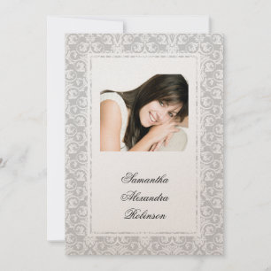 Convites Fotográficos do Cotillion Silver Shimmer