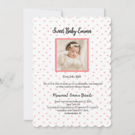 Convites Funerais Personalizados para Menina