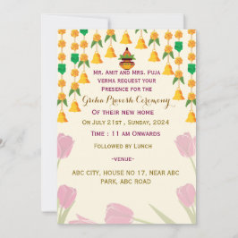 Convites Griha Pravesh