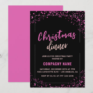 convites jantar da festa de Natal da Companhia Neg