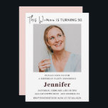 Convites modernos de 50 anos para sua Foto<br><div class="desc">Convites modernos de 50 anos para sua Foto</div>