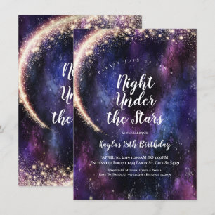 Convites Noite Sob as Estrelas