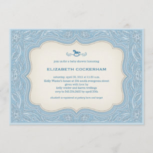 Convites ocidentais do chá de fraldas do vaqueiro