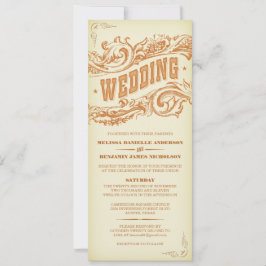 Convites ocidentais elegantes do casamento