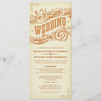 Convites ocidentais elegantes do casamento