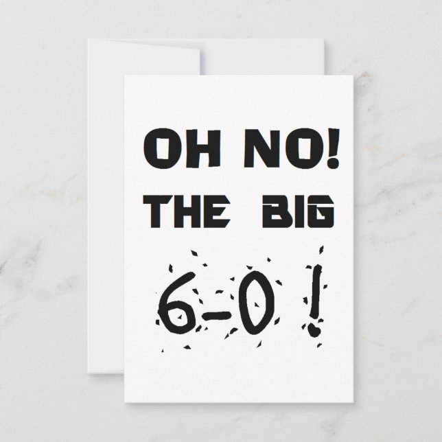 Convites para "60.º Aniversário" (Frente)