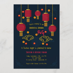 Convites para a Festa das Lanternas Vermelhas