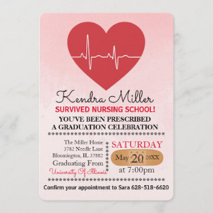 Convites para a graduação na escola de enfermage