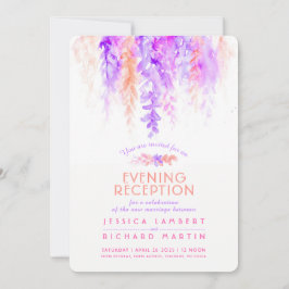 Convites para a recepção de noites de casamento em