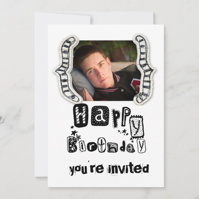 convites para adolescentes (Frente)