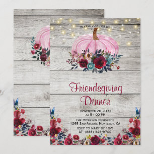 Convites para Amizade Rústicos de Madeira Borgonh