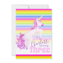 convites para aniversário de 3 anos do arco-íris d