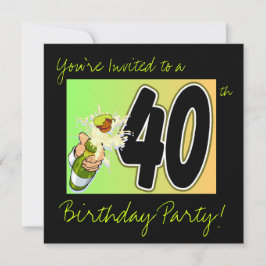 convites para aniversário de 40 anos