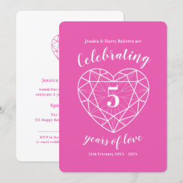 Convites para Aniversário de 5 anos com Turmalina