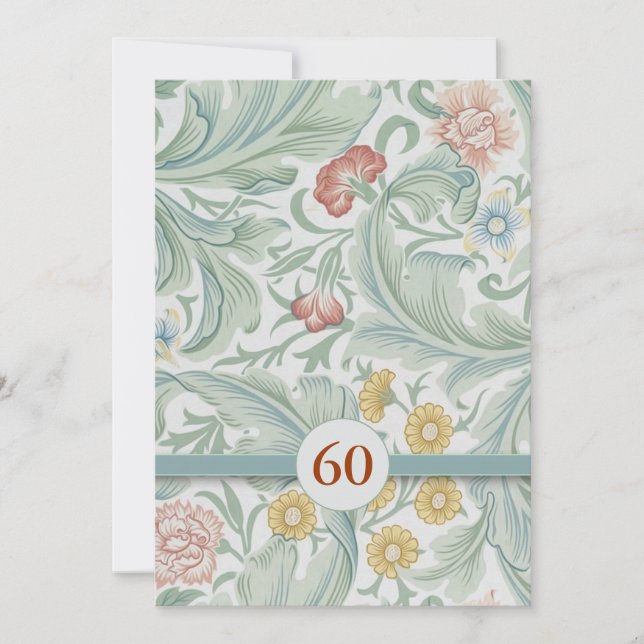 convites para aniversário de 60 anos de casamento (Frente)