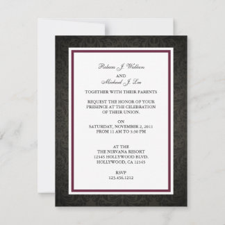 Convites para Bandas de Casamento Elegante