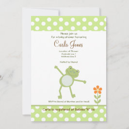 Convites para Bebê com Pulverização em Cuz 5 x 7 t