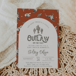 Convites para Bebê Ocidental Selvagem | Bebê cowbo