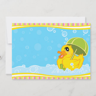 Convites para Bebês Ducky