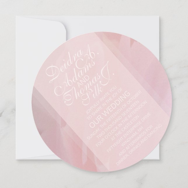 Convites para Blush Orchid (Verso)
