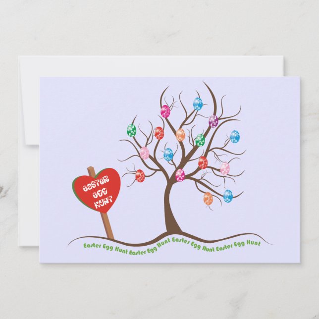 Convites para Caça de Ovos em Páscoa (Frente)